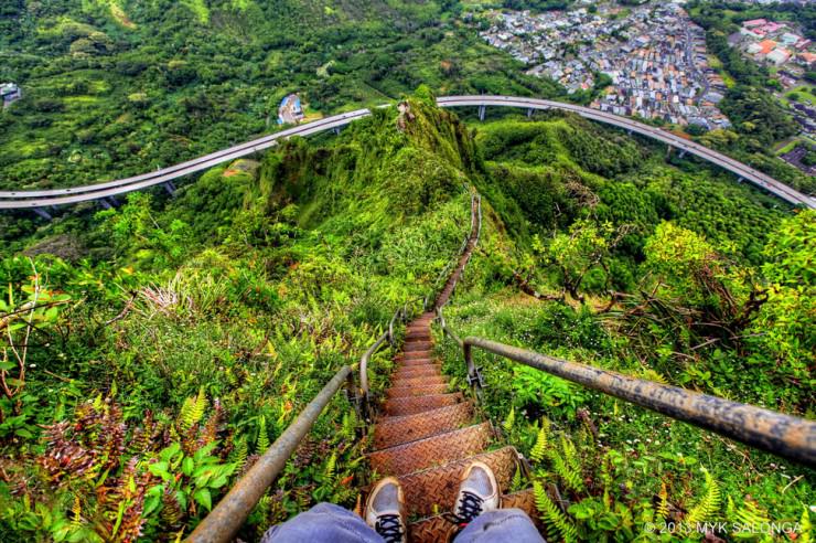 Haiku Stairs - O'ahu, Hawaii
